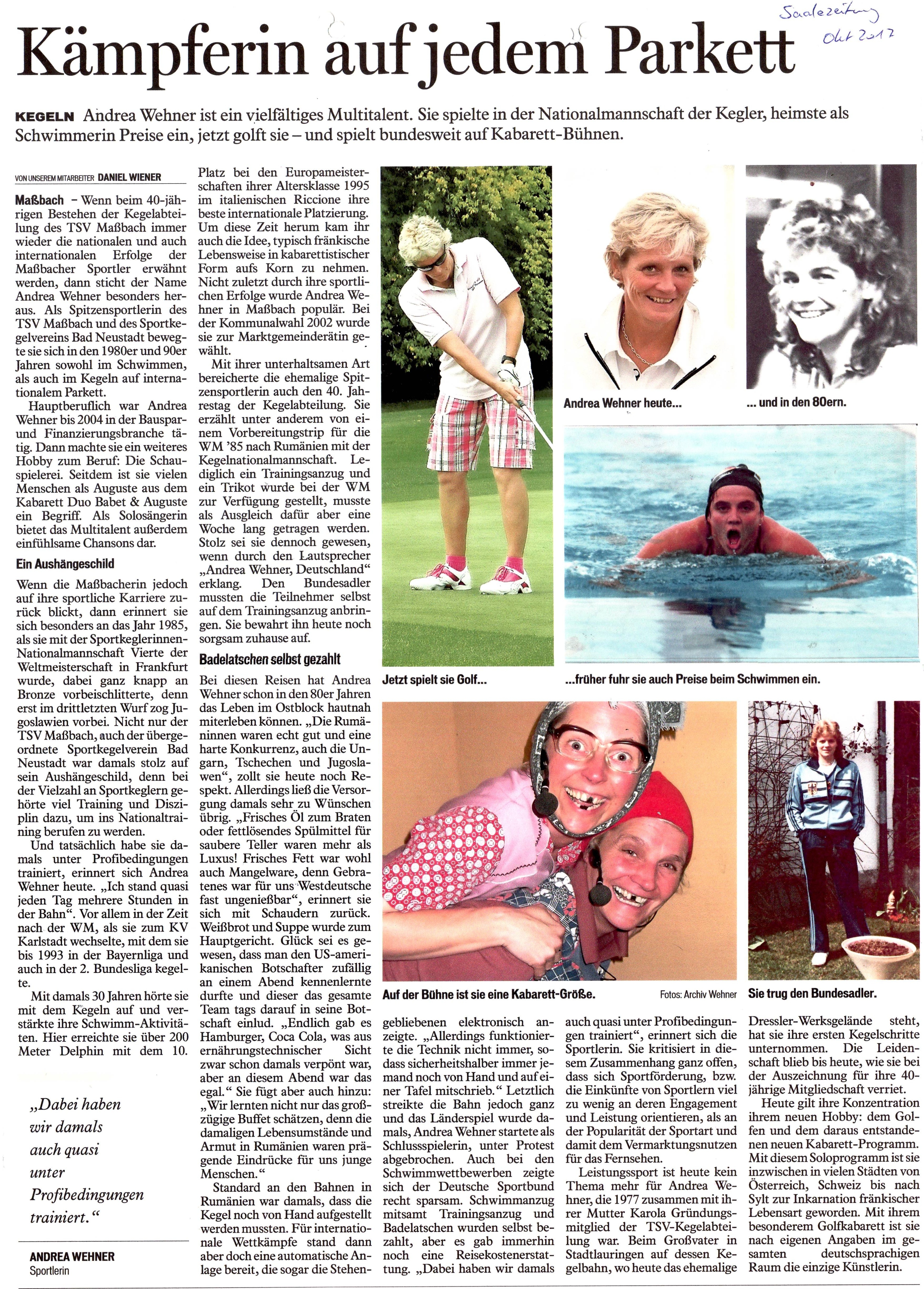 Kmpferin auf dem Parkett